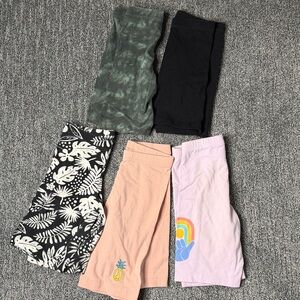5 piece bundle girls Old Navy Leggings shorts
